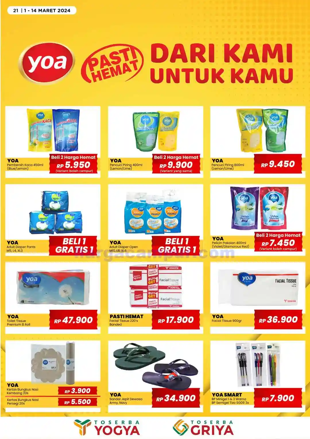 Katalog Promo Toserba Yogya Terbaru Maret