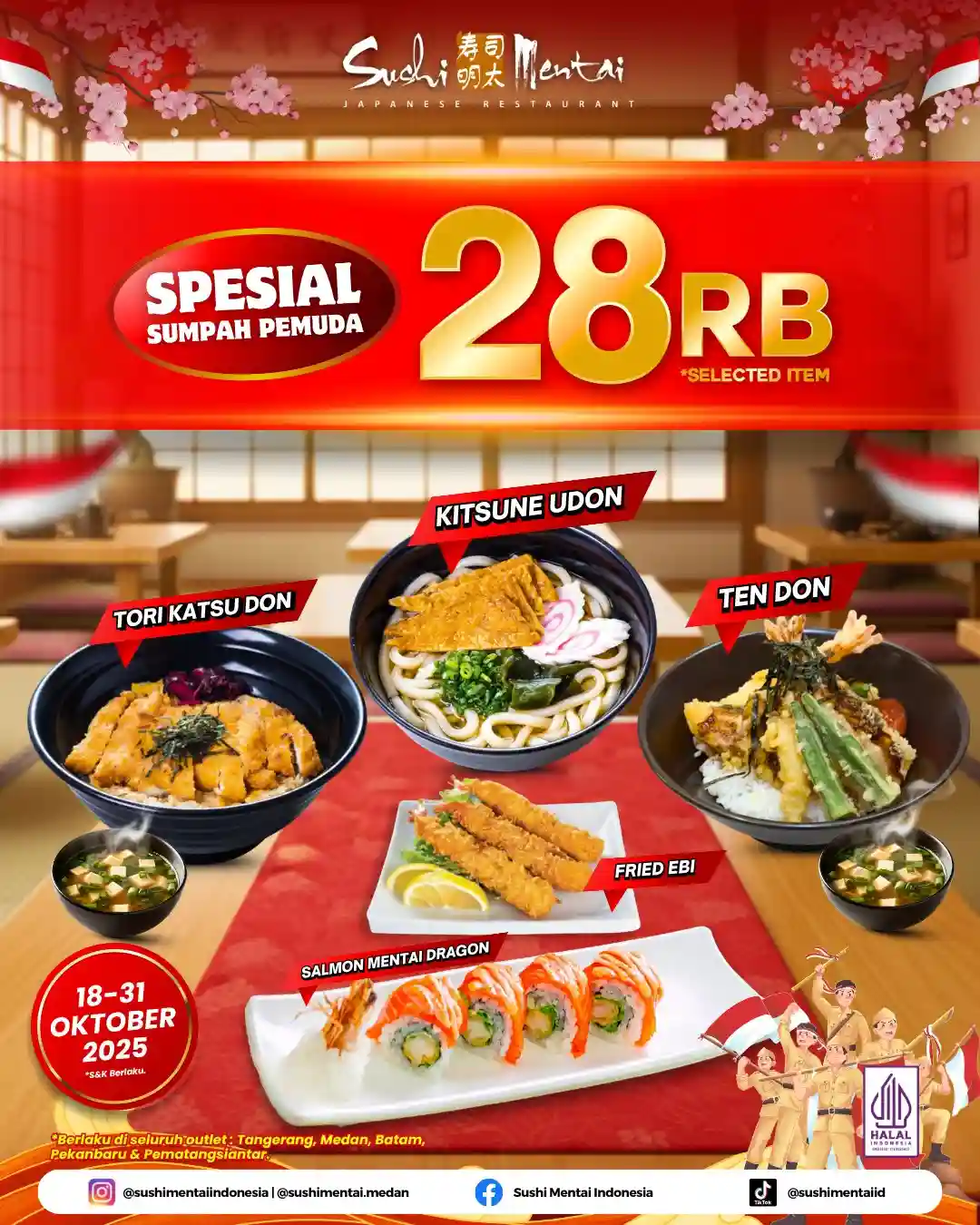Promo Sushi Mentai Spesial Sumpah Pemuda Harga Serba 28 Ribu 1 Promo Sushi Mentai Spesial Sumpah Pemuda Harga Serba 28 Ribu