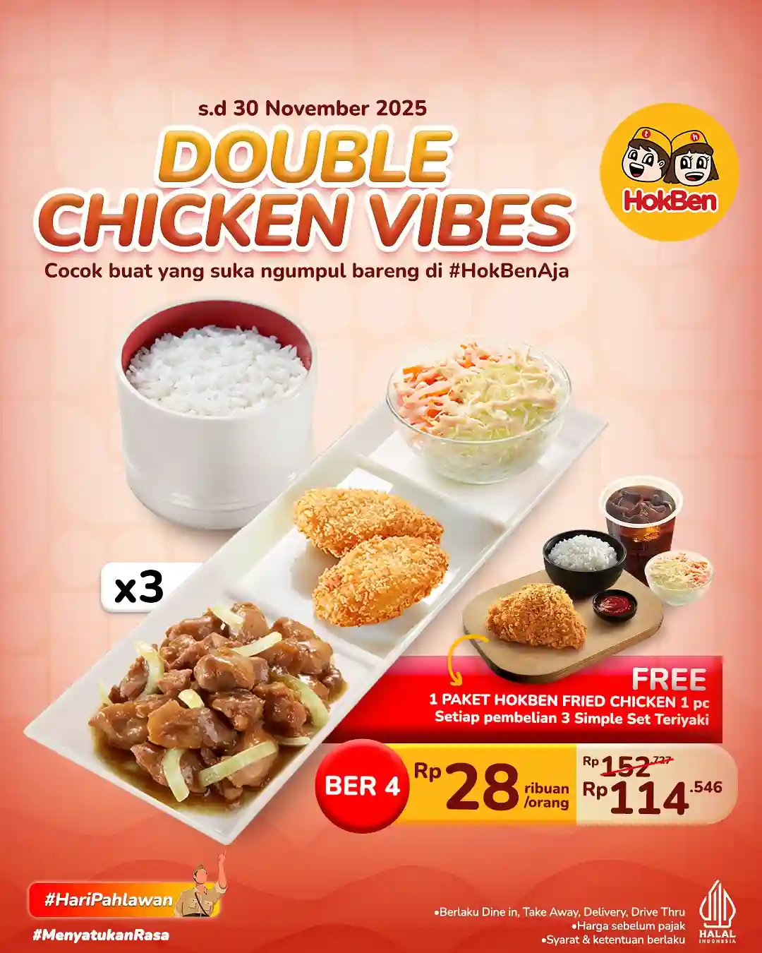 Promo Hokben Doubel Chicken Vibes Harga Mulai 28 Ribuan 1 Promo Hokben Doubel Chicken Vibes Harga Mulai 28 Ribuan 1