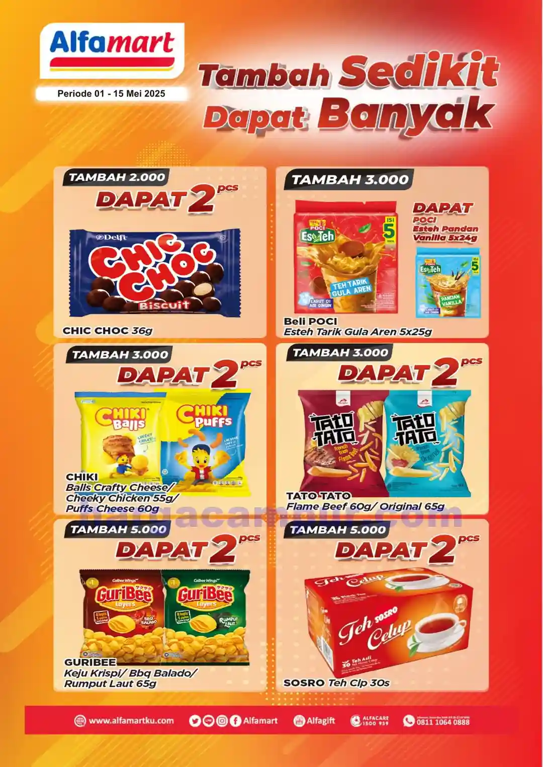 Promo Alfamart Tambah Sedikit Dapat Banyak 1 - 15 Mei 2025