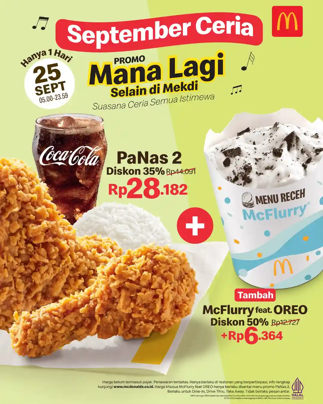 Promo McDonalds Harga Spesial Paket Panas 2 Hanya 28 Ribu