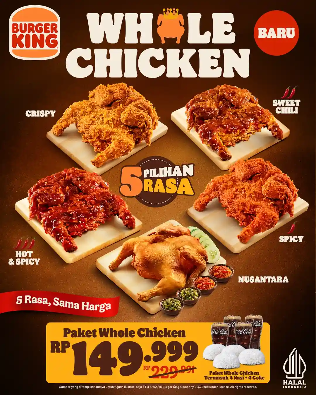 Promo Burger King Paket Whole Chicken Harga Hanya 149 Ribu 1 Promo Burger King Paket Whole Chicken Harga Hanya 149 Ribu
