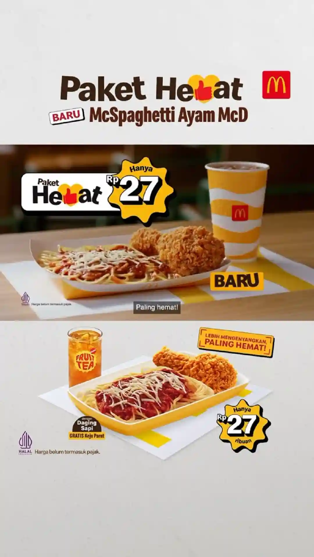 Promo McDonalds Paket Hebat Harga Menu Hanya 27 Ribuan