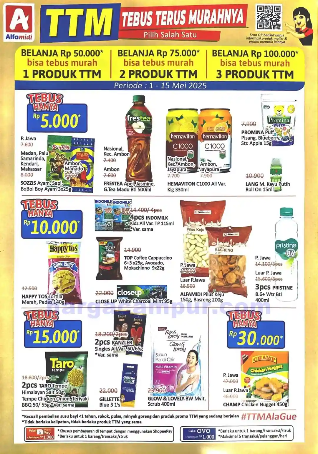 Promo TTM Alfamidi Tebus Murah Terbaru 1 - 15 Mei 2025