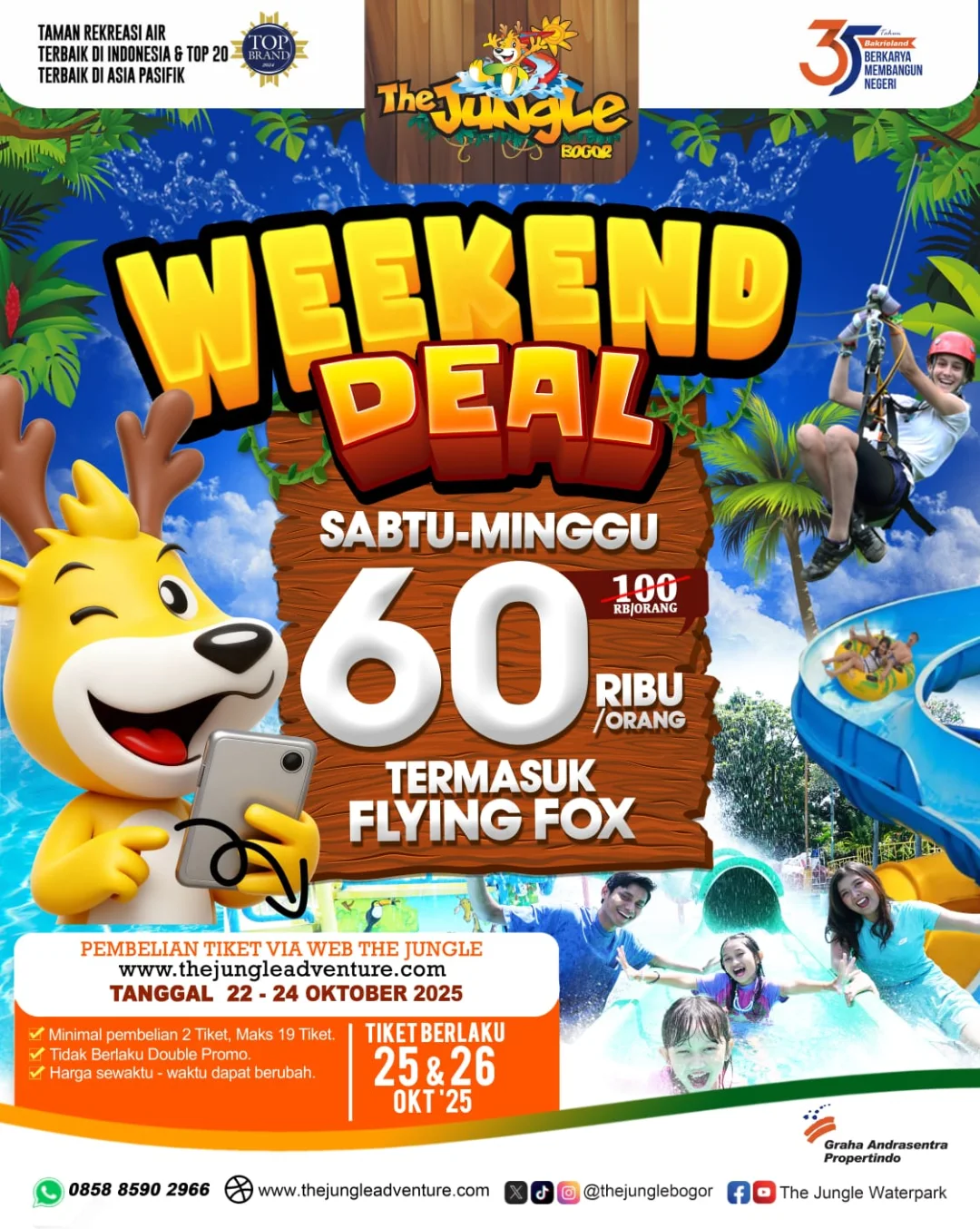 Promo The Jungle Bogor Weekend Deals Tiket Hanya 60 Ribu 1 Promo The Jungle Bogor Weekend Deals Tiket Hanya 60 Ribu