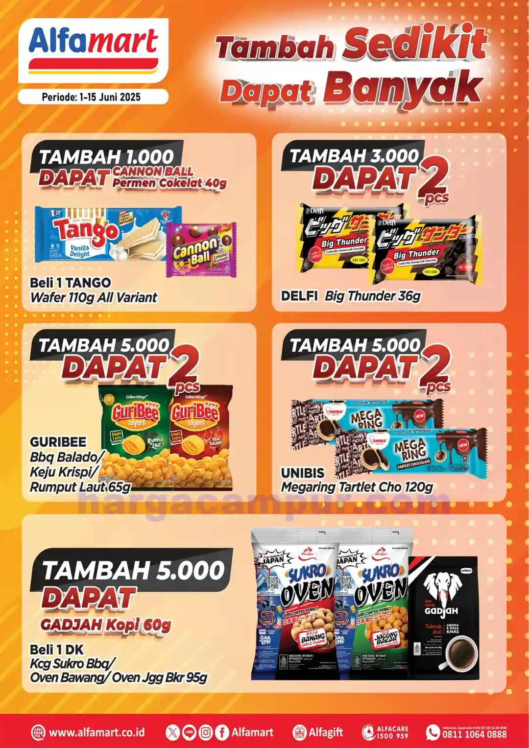 Promo Alfamart Tambah Sedikit Dapat Banyak 1 - 15 Juni 2025