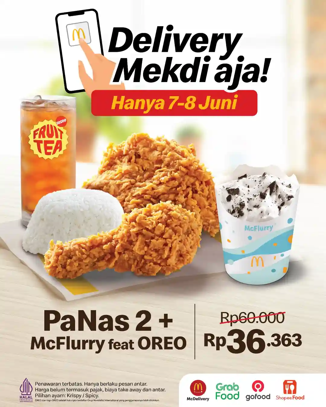 Promo McDonalds Paket Panas 2 Harga Hanya 36 Ribu