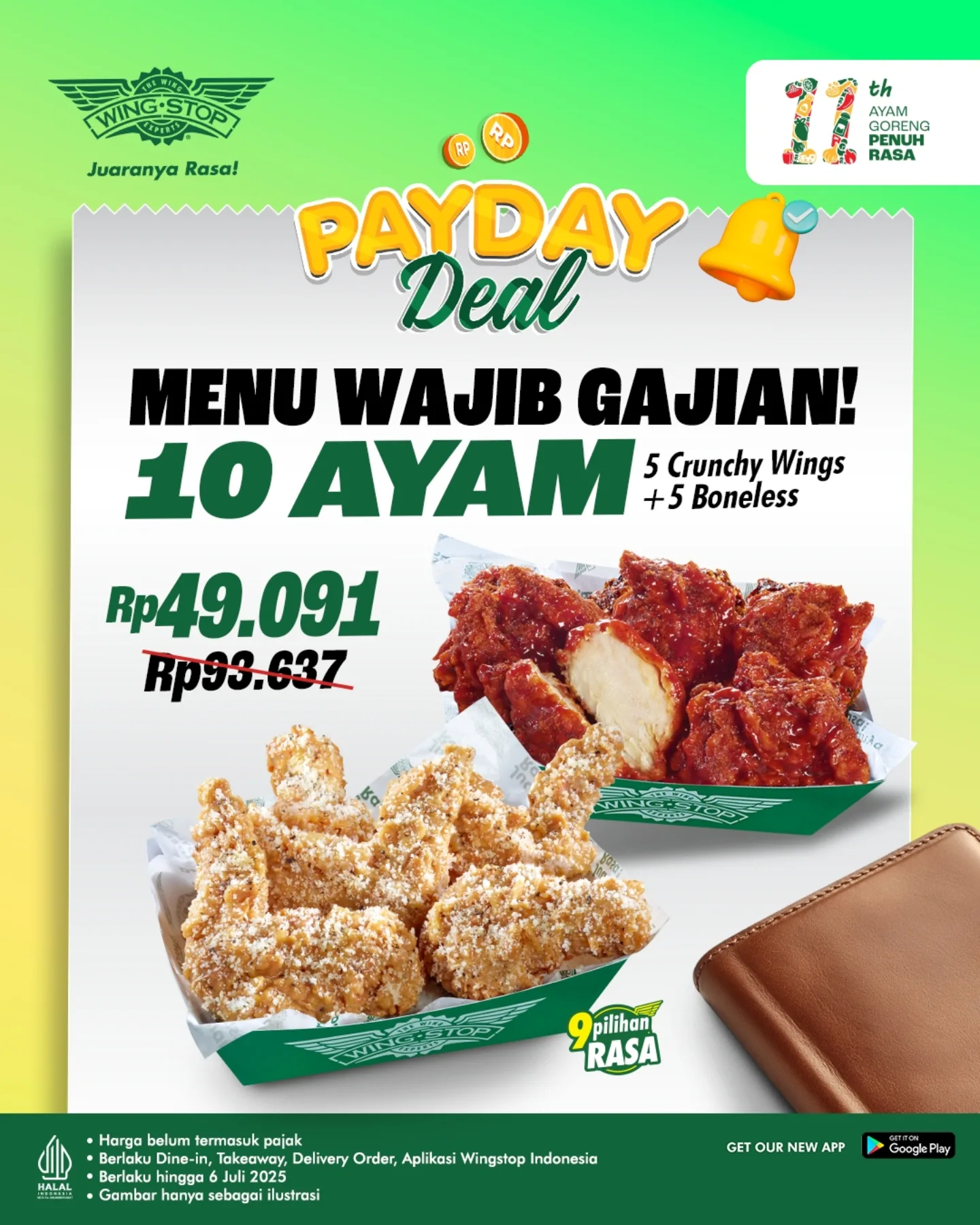 Promo Wingstop Payday Deal 10 Ayam Harga Hanya 49 Ribu (3)