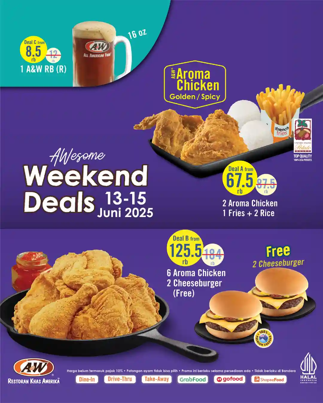 Promo AW Weekend Deals Terbaru 13 - 15 Juni 2025