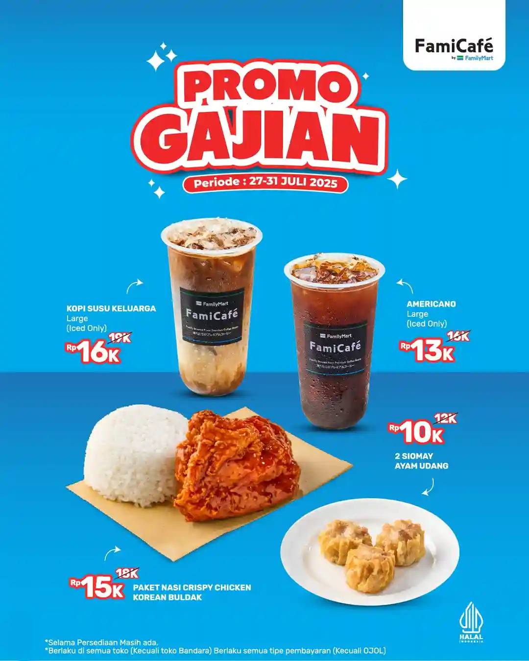 Promo FamilyMart Spesial Gajian Harga Menu Mulai 10 Ribuan
