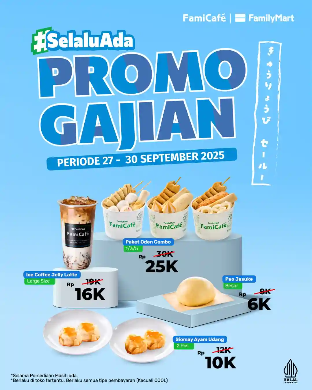 Promo FamilyMart Spesial Gajian Harga Menu Mulai 6 Ribuan