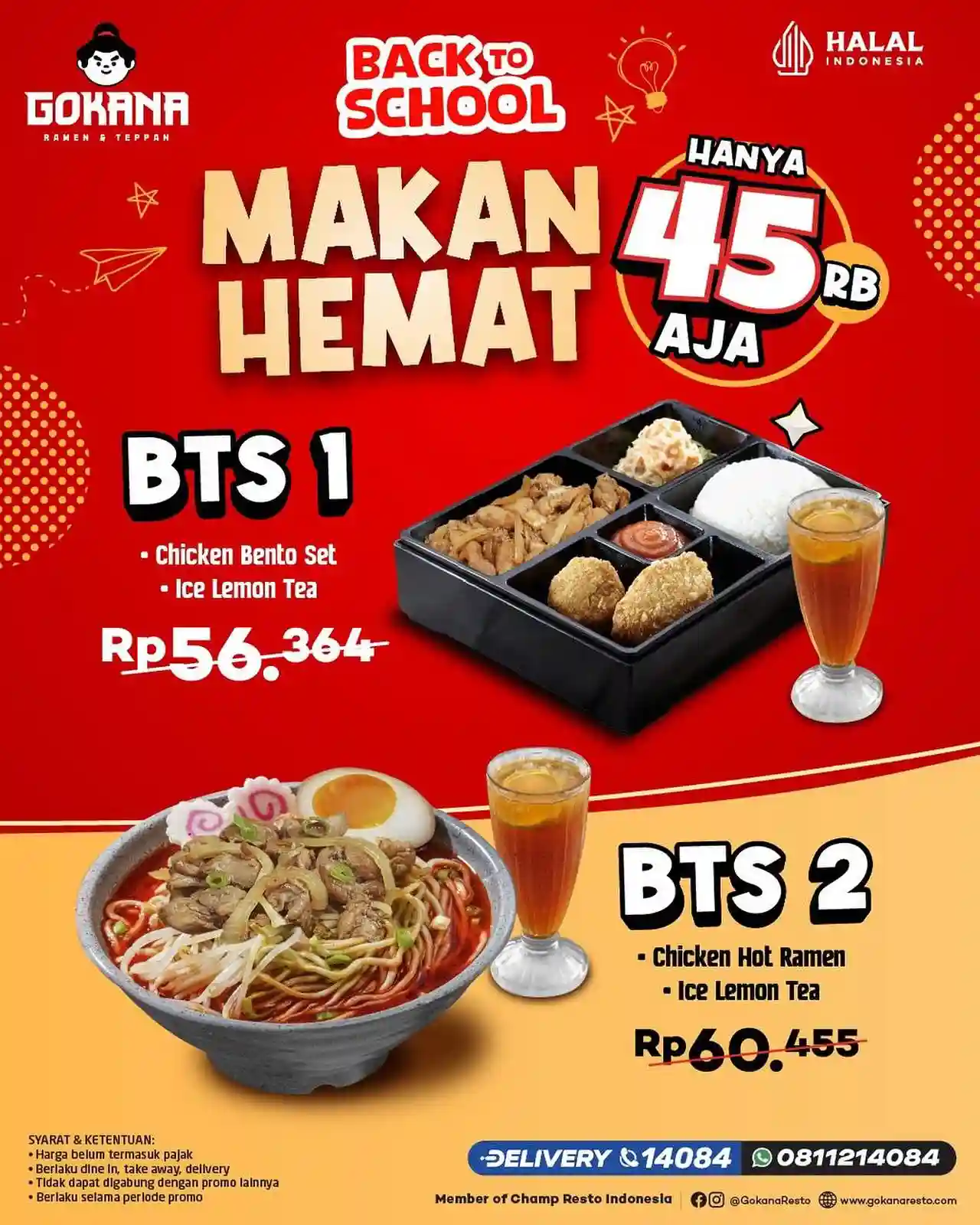 Promo Gokana Harga Spesial BTS Makan Hemat Hanya 45 Ribuan