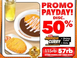 Promo Yoshinoya Payday Diskon 50% Japanese Curry