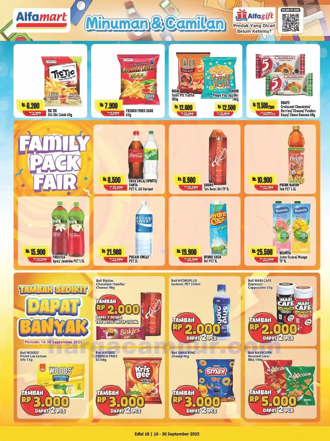 Promo Alfamart Tambah Sedikit Dapat Banyak 16 - 30 September 2025