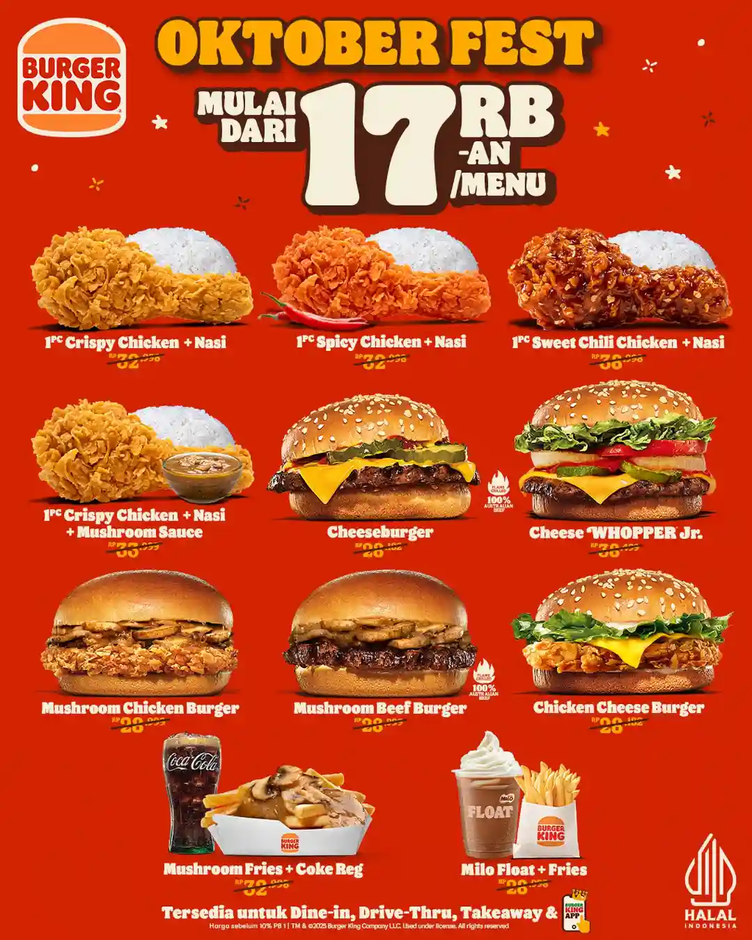 Promo Burger King Oktober Fest Harga Mulai 17 Ribuan 1 Promo Burger King Oktober Fest Harga Mulai 17 Ribuan