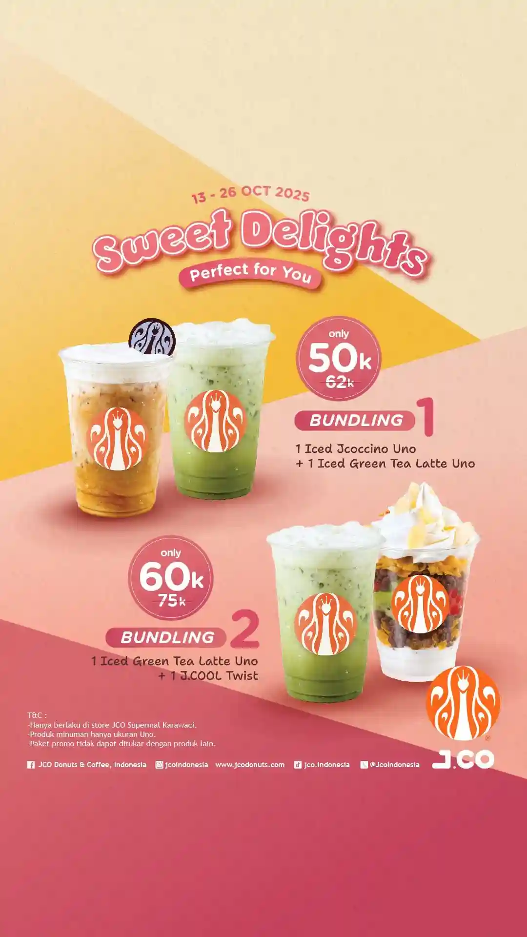 Promo JCO Sweet Delight Beli 2 Minuman Harga Mulai 50 Ribu 1 Promo JCO Sweet Delight Beli 2 Minuman Harga Mulai 50 Ribu
