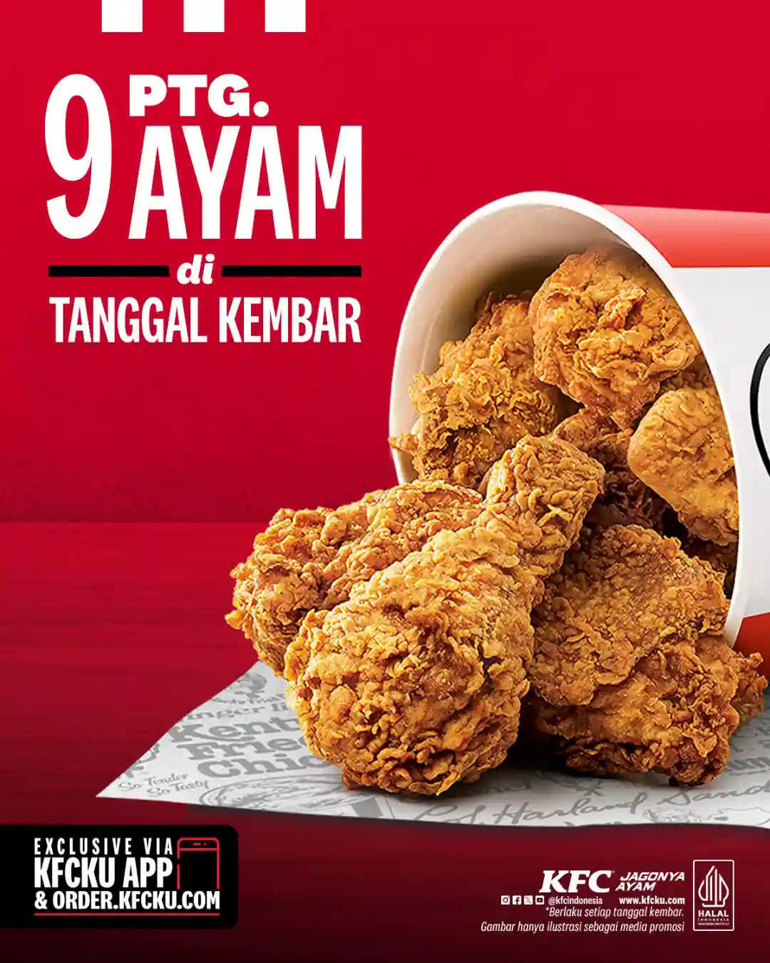 Promo KFC 10.10 Beli 9 Ptg Ayam Hanya 100 Ribu 1 Promo KFC 10.10 Beli 9 Ptg Ayam Hanya 100 Ribu