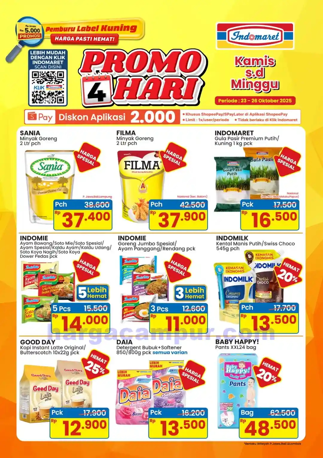 Promo Indomaret 4 Hari Terbaru 23 - 26 Oktober 2025 1 Katalog Promo JSM Indomaret Terbaru 24 26 Oktober 2025 1