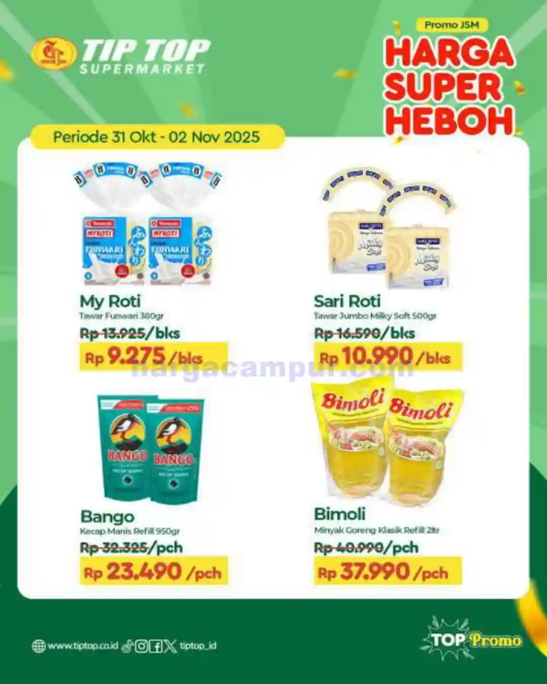 Katalog Promo JSM TIPTOP Swalayan Terbaru 7 - 9 November 2025 5 Katalog Promo JSM TIPTOP Swalayan Terbaru 31 Oktober 2 November 2025 5