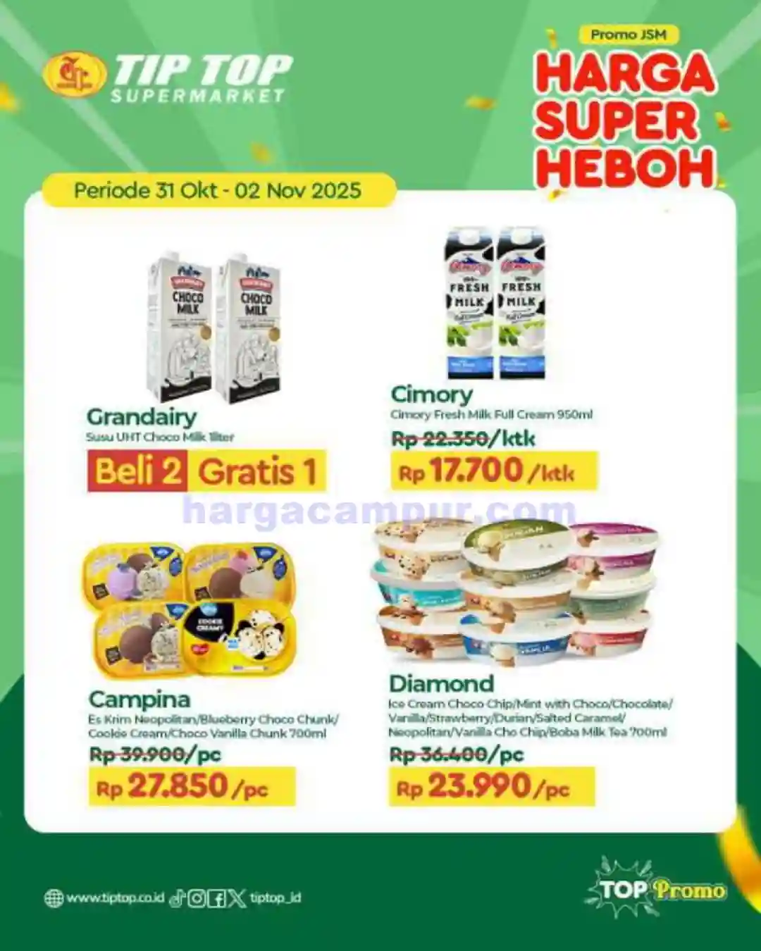 Katalog Promo JSM TIPTOP Swalayan Terbaru 7 - 9 November 2025 4 Katalog Promo JSM TIPTOP Swalayan Terbaru 31 Oktober 2 November 2025 6