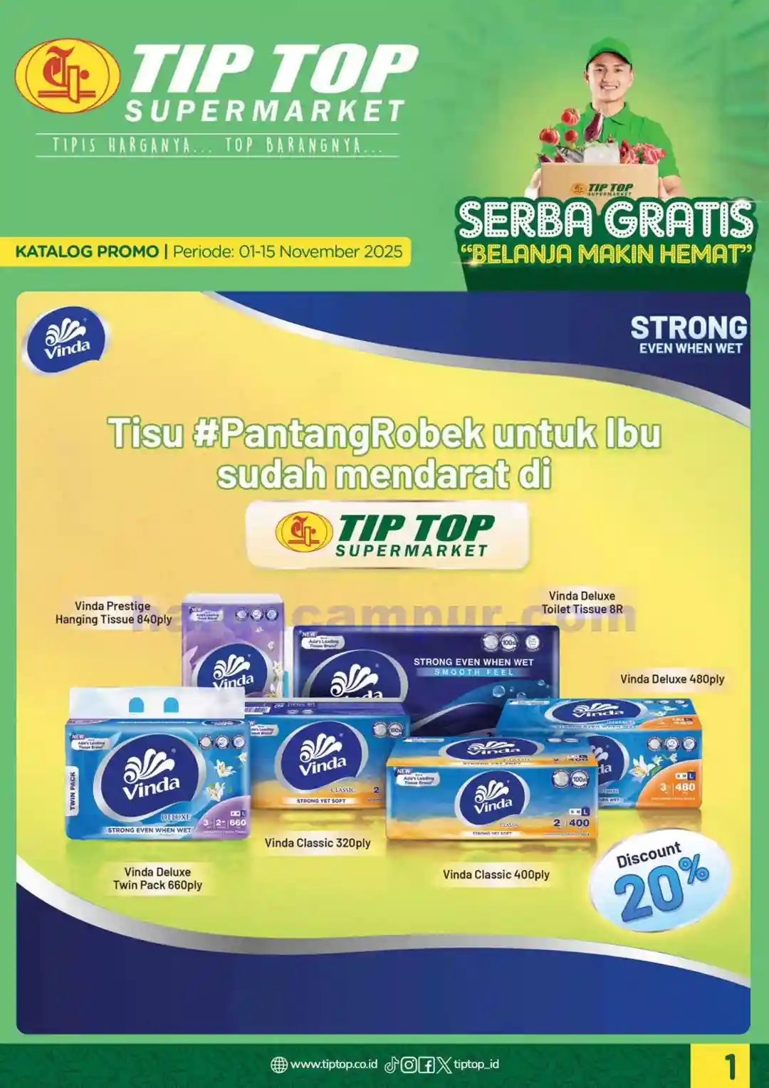 Katalog Promo TIPTOP Swalayan Terbaru 1 - 15 November 2025 1 Katalog Promo TIPTOP Swalayan Terbaru 1 15 November 2025 1