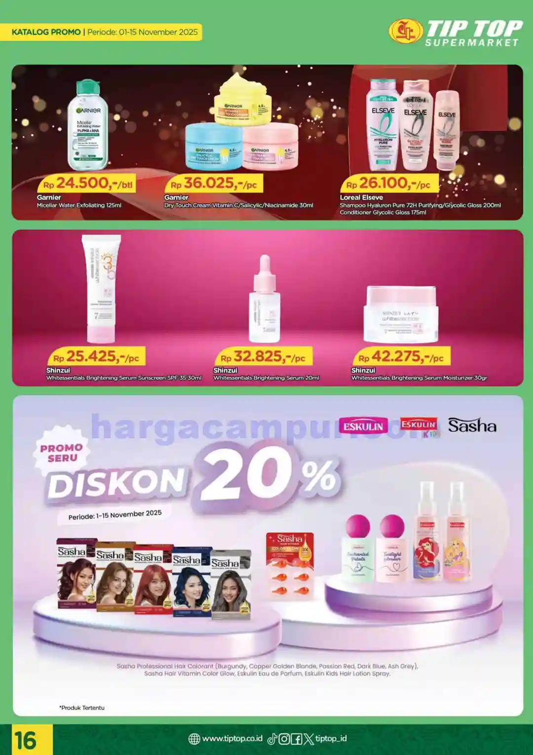 Katalog Promo TIPTOP Swalayan Terbaru 1 - 15 November 2025 16 Katalog Promo TIPTOP Swalayan Terbaru 1 15 November 2025 16