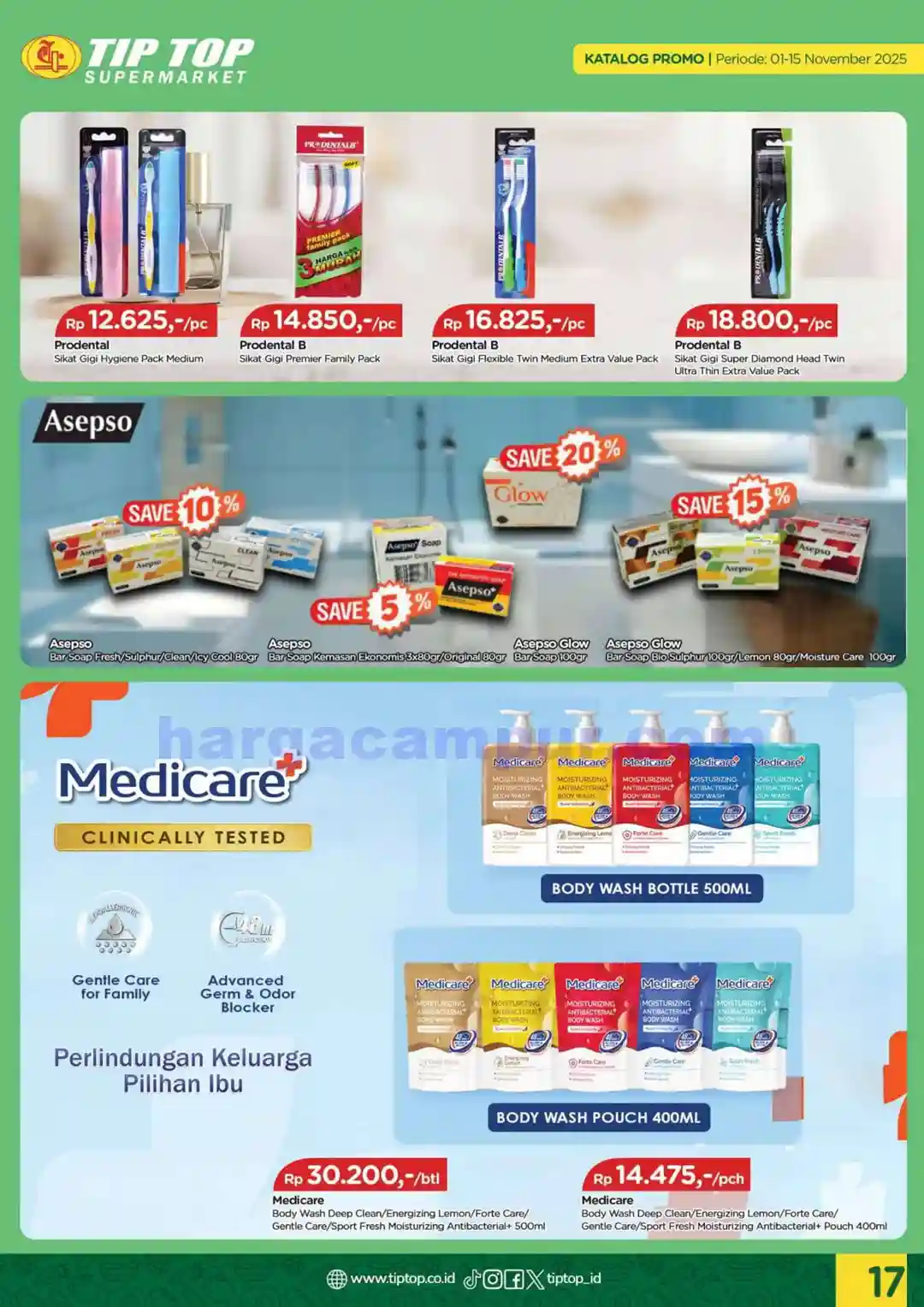Katalog Promo TIPTOP Swalayan Terbaru 1 - 15 November 2025 17 Katalog Promo TIPTOP Swalayan Terbaru 1 15 November 2025 17