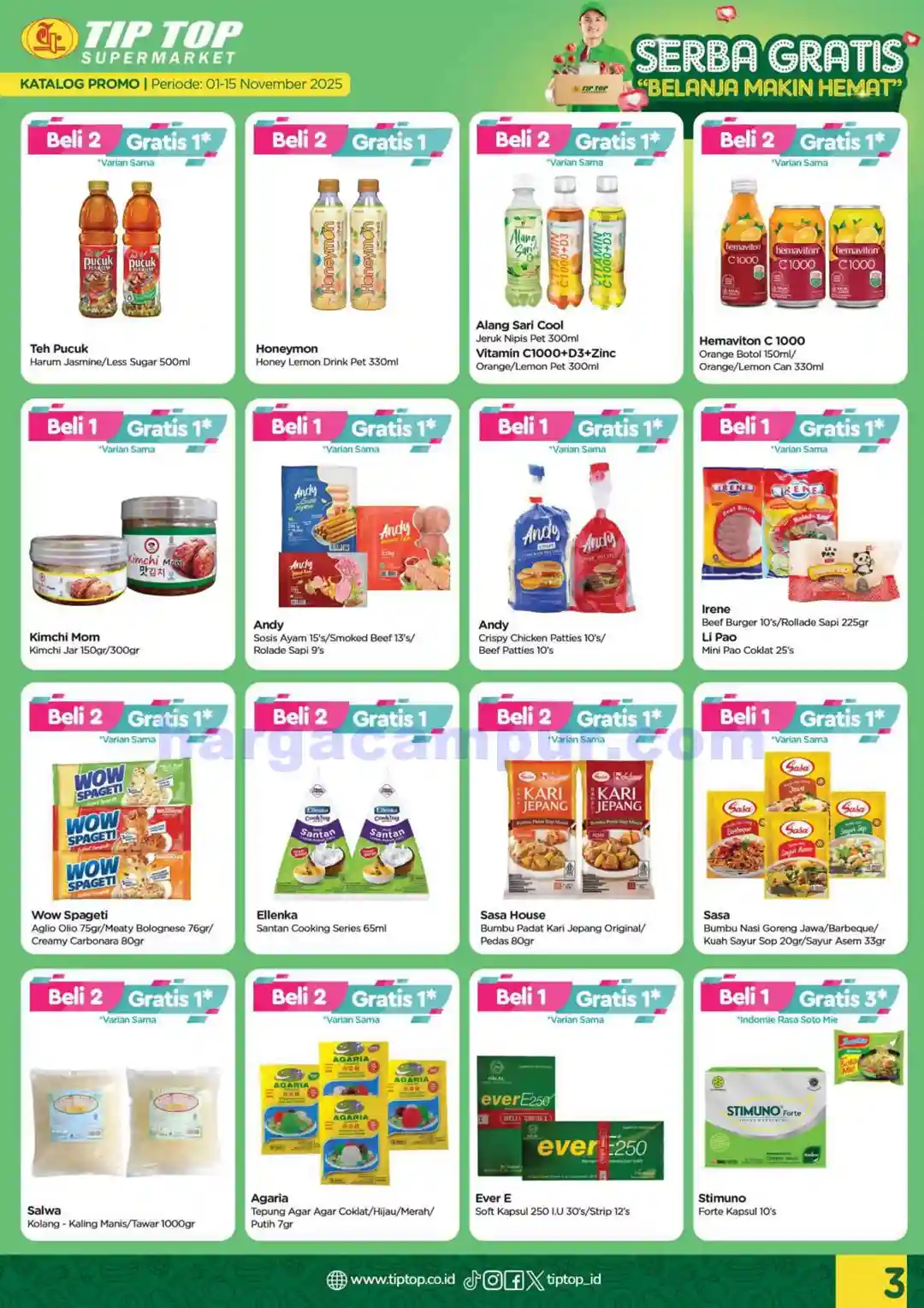 Katalog Promo TIPTOP Swalayan Terbaru 1 - 15 November 2025 3 Katalog Promo TIPTOP Swalayan Terbaru 1 15 November 2025 3