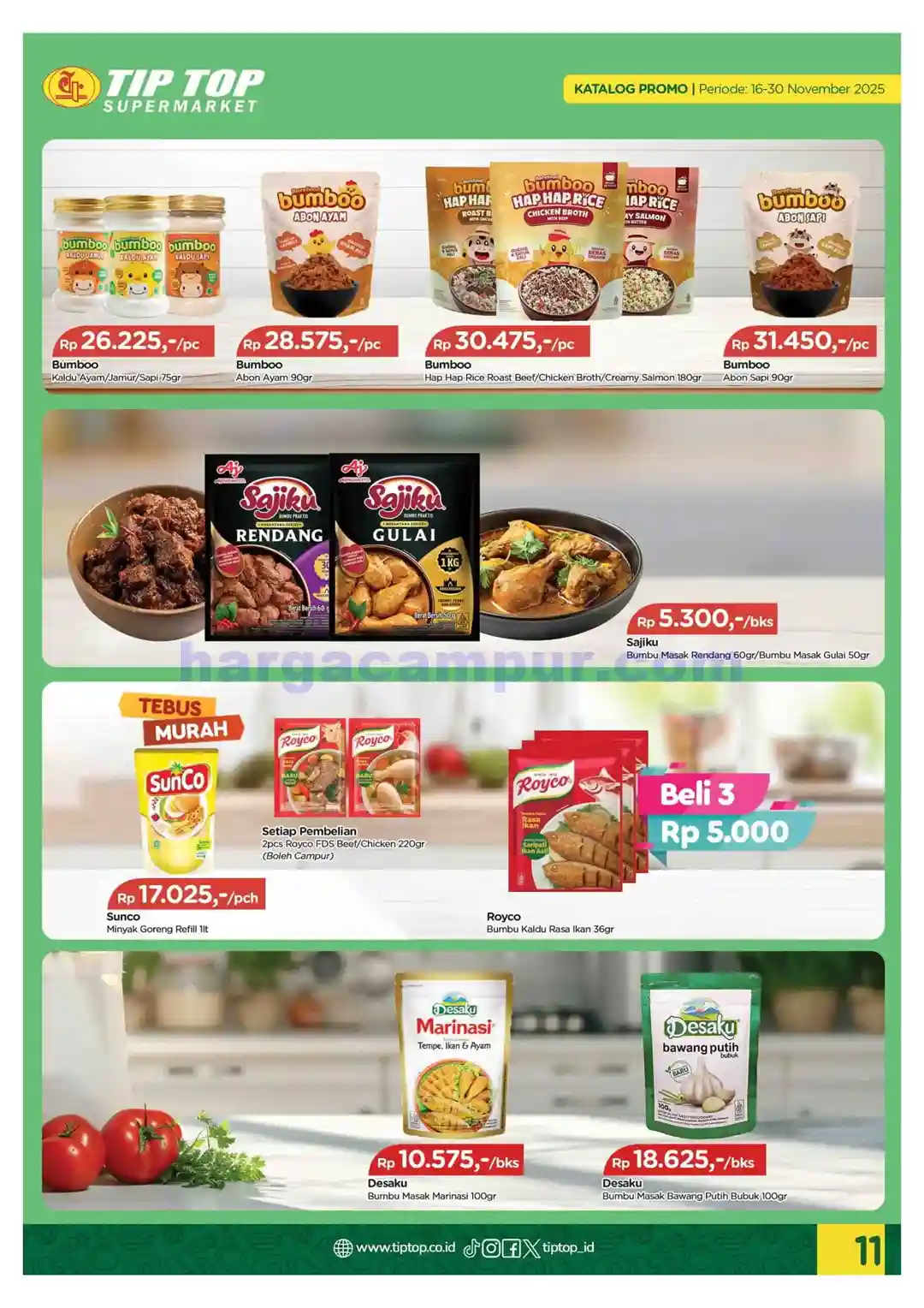 Katalog Promo TIPTOP Swalayan Terbaru 16 - 30 November 2025 11 Katalog Promo TIPTOP Swalayan Terbaru 16 31 November 2025 11