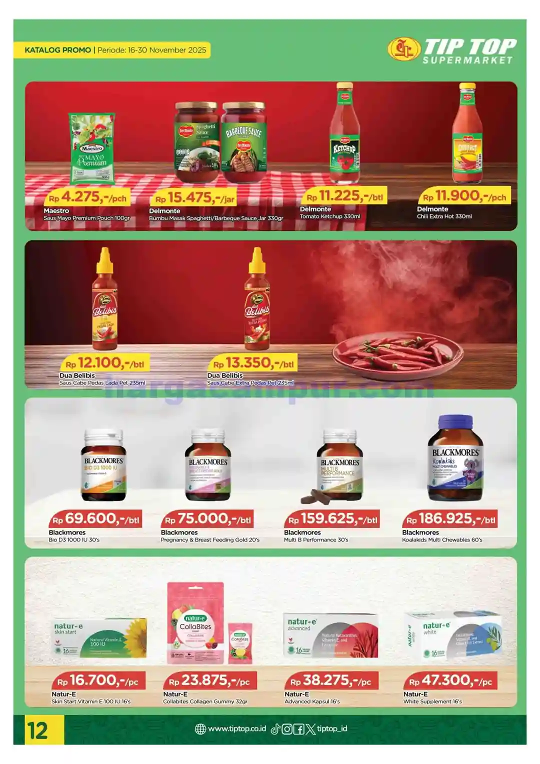 Katalog Promo TIPTOP Swalayan Terbaru 16 - 30 November 2025 12 Katalog Promo TIPTOP Swalayan Terbaru 16 31 November 2025 12