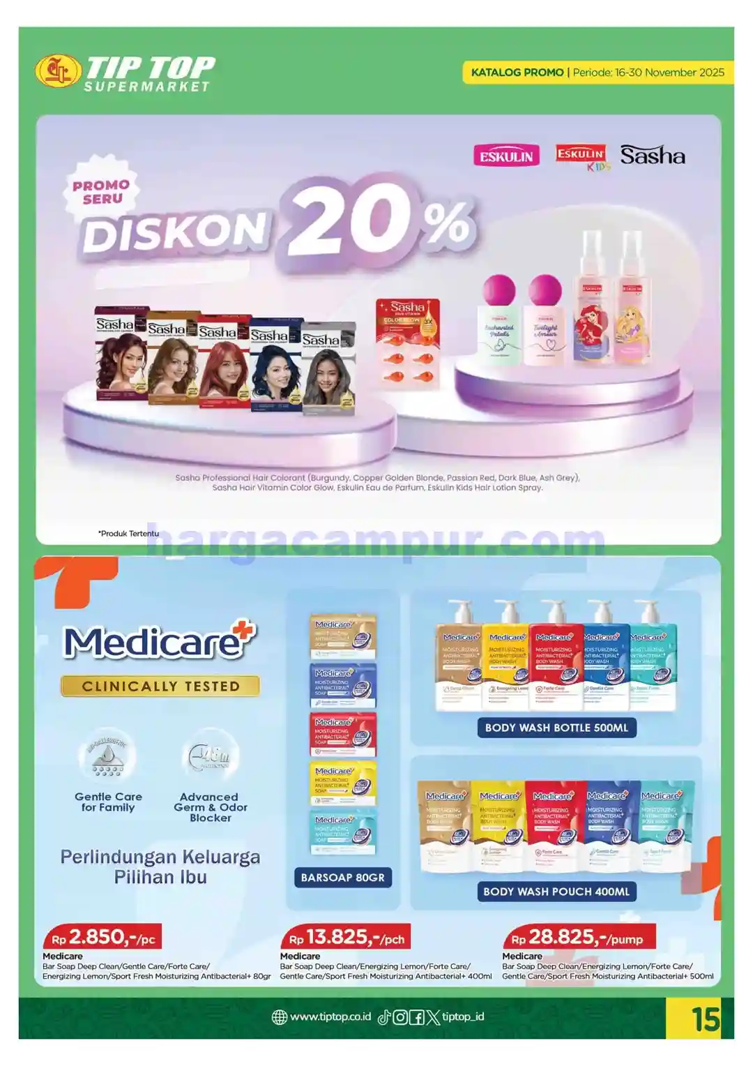 Katalog Promo TIPTOP Swalayan Terbaru 16 - 30 November 2025 15 Katalog Promo TIPTOP Swalayan Terbaru 16 31 November 2025 15