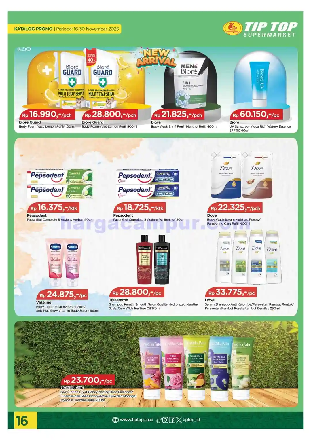 Katalog Promo TIPTOP Swalayan Terbaru 16 - 30 November 2025 16 Katalog Promo TIPTOP Swalayan Terbaru 16 31 November 2025 16