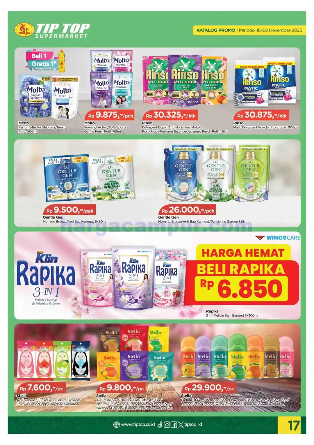 Katalog Promo TIPTOP Swalayan Terbaru 16 - 30 November 2025 17 Katalog Promo TIPTOP Swalayan Terbaru 16 31 November 2025 17