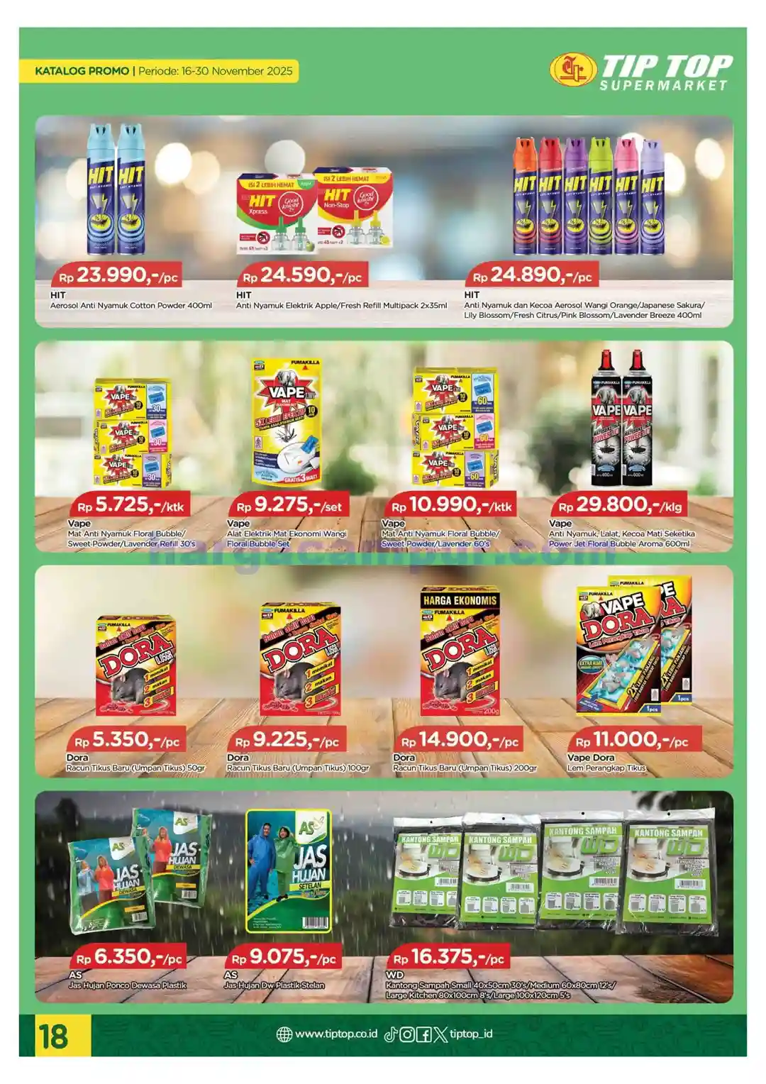Katalog Promo TIPTOP Swalayan Terbaru 16 - 30 November 2025 18 Katalog Promo TIPTOP Swalayan Terbaru 16 31 November 2025 18