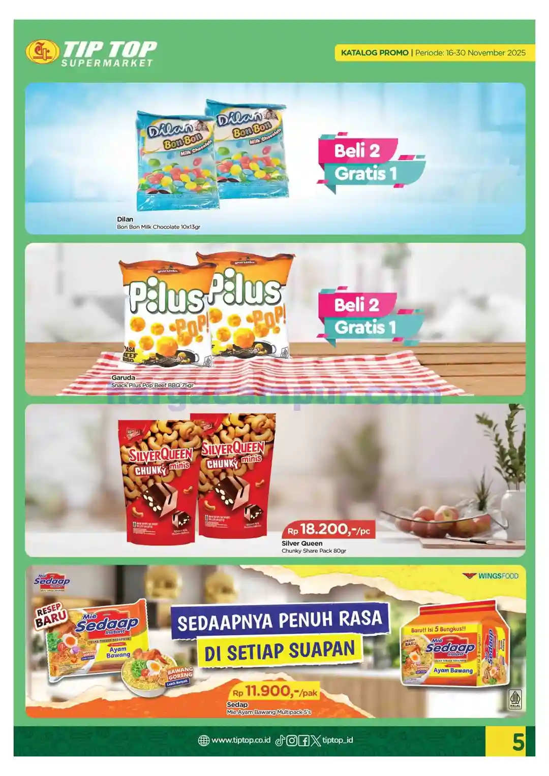 Katalog Promo TIPTOP Swalayan Terbaru 16 - 30 November 2025 5 Katalog Promo TIPTOP Swalayan Terbaru 16 31 November 2025 5