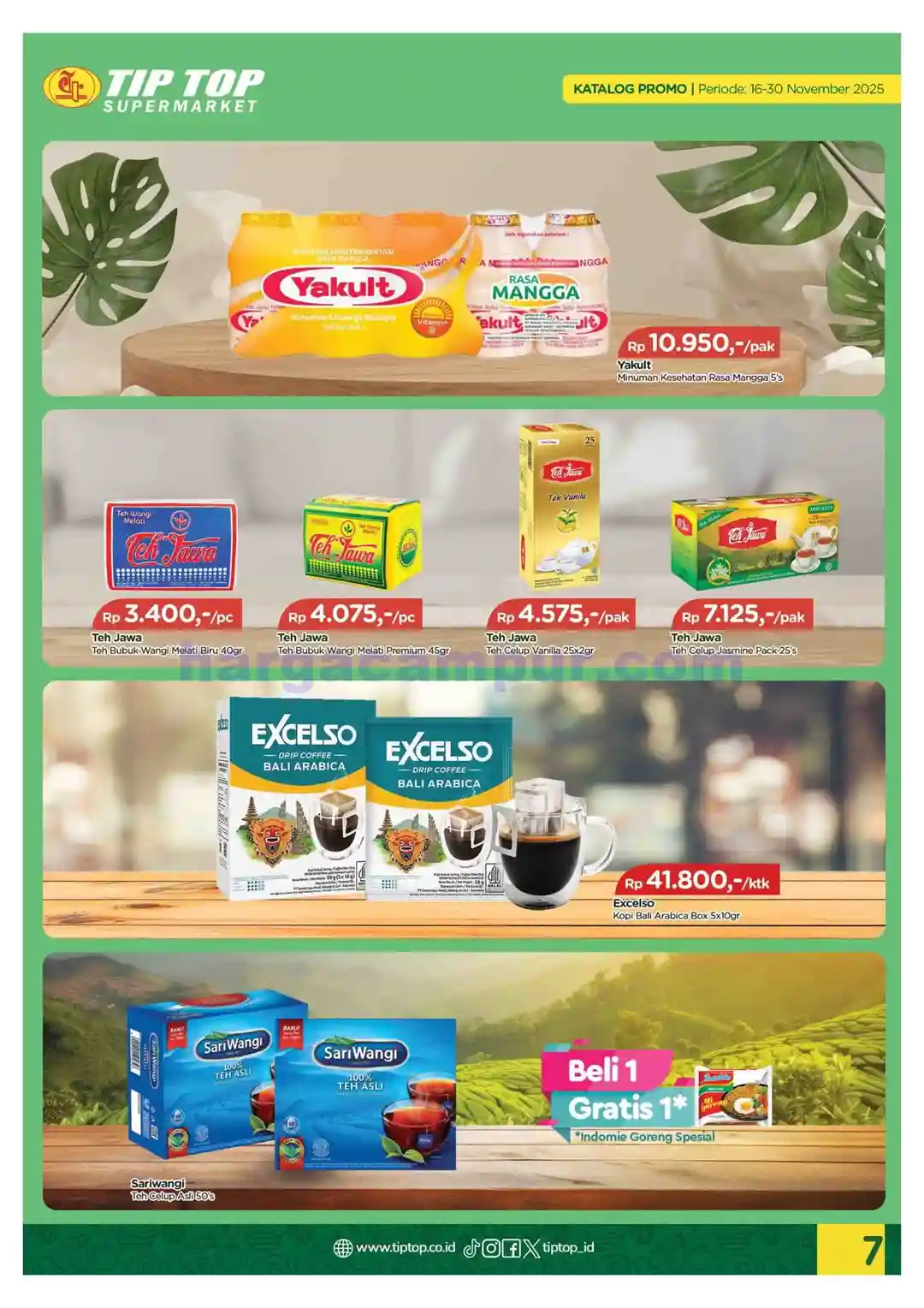 Katalog Promo TIPTOP Swalayan Terbaru 16 - 30 November 2025 7 Katalog Promo TIPTOP Swalayan Terbaru 16 31 November 2025 7