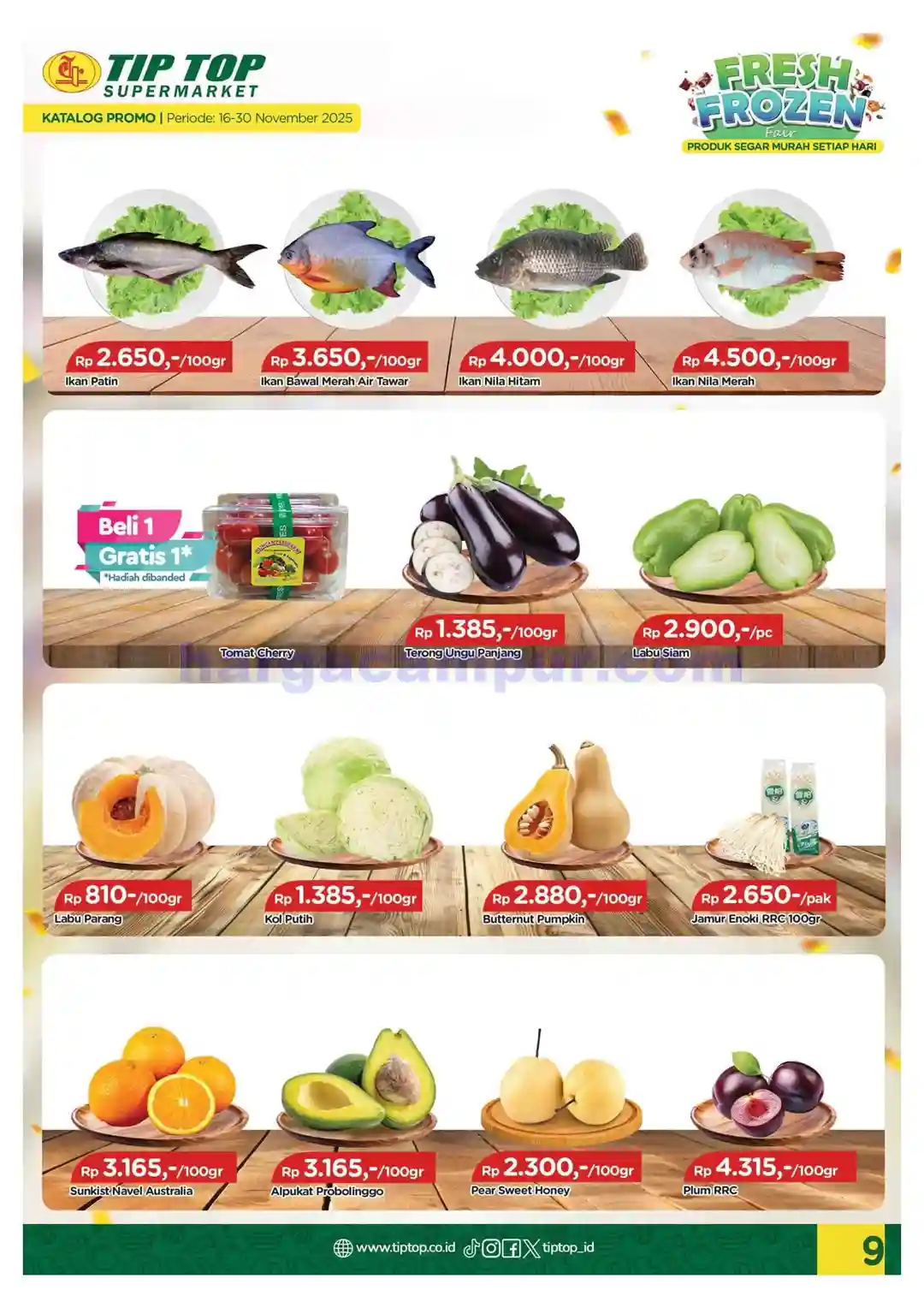 Katalog Promo TIPTOP Swalayan Terbaru 16 - 30 November 2025 9 Katalog Promo TIPTOP Swalayan Terbaru 16 31 November 2025 9