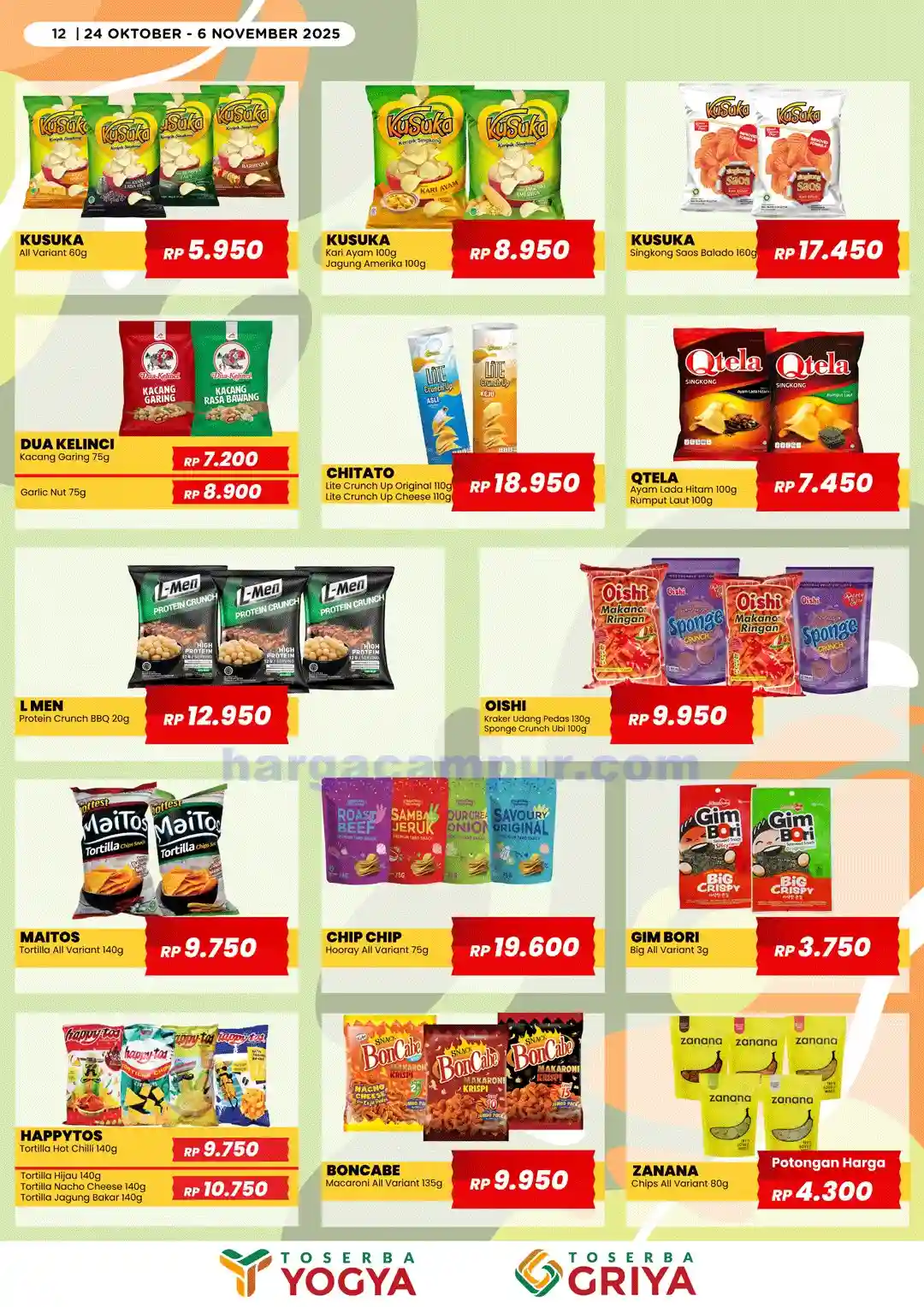 Katalog Promo Toserba Yogya Terbaru 7 - 20 November 2025 12 Katalog Promo Toserba Yogya Terbaru 24 Oktober 6 November 2025 12