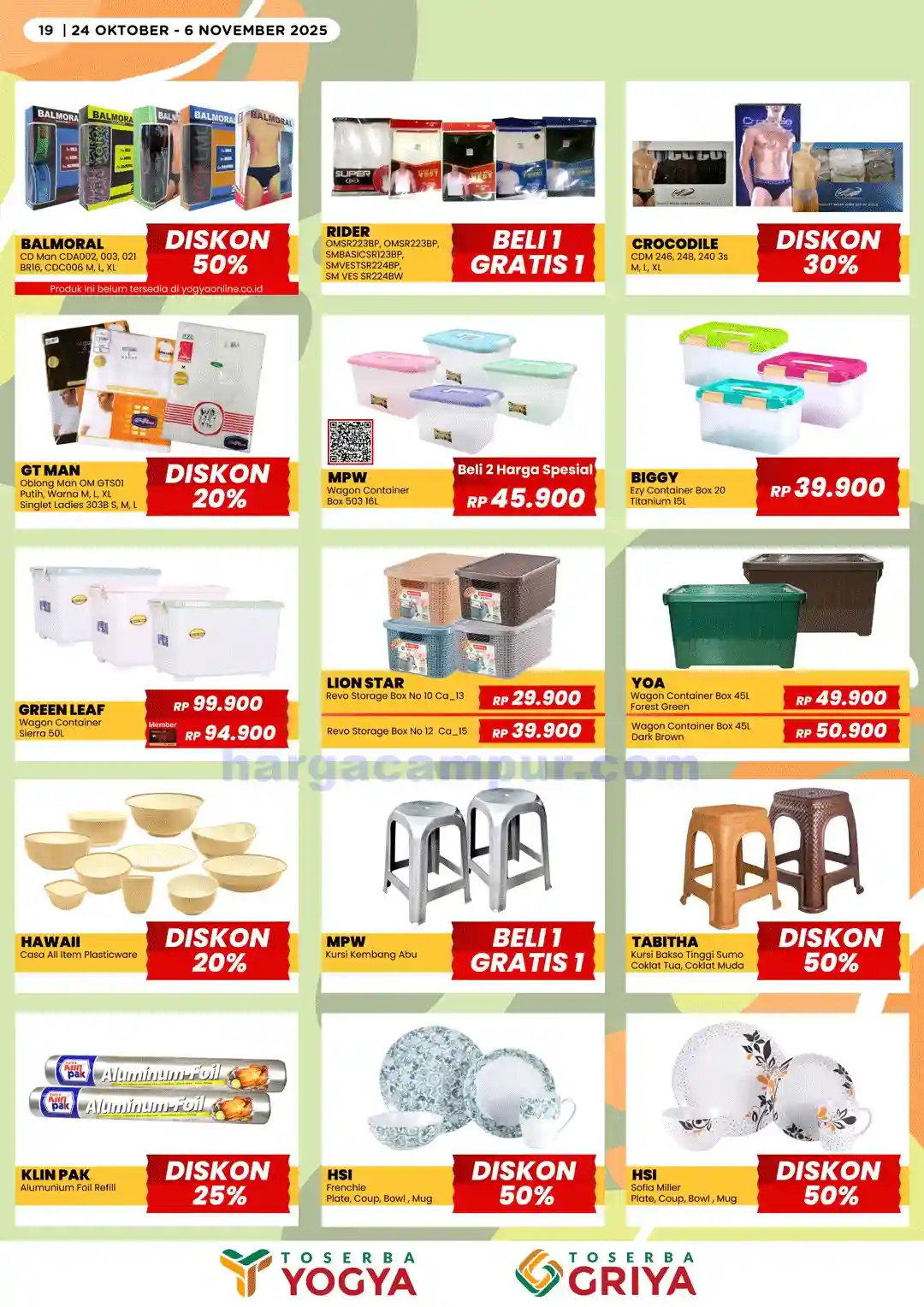 Katalog Promo Toserba Yogya Terbaru 7 - 20 November 2025 19 Katalog Promo Toserba Yogya Terbaru 24 Oktober 6 November 2025 19