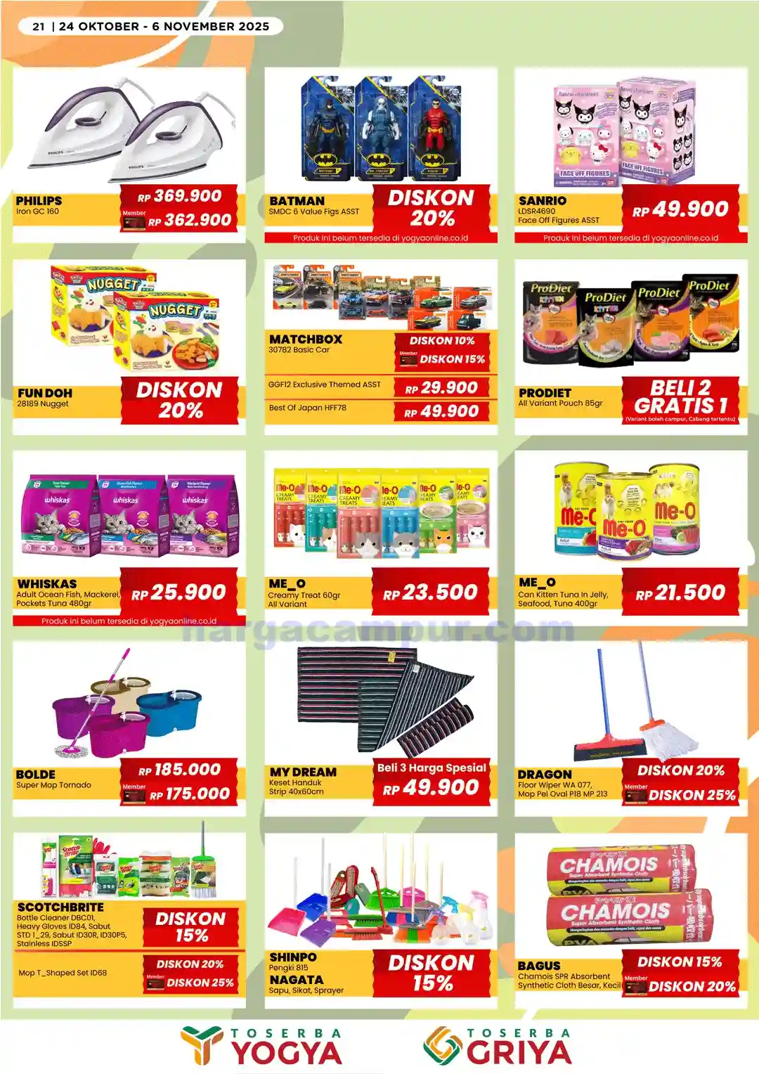 Katalog Promo Toserba Yogya Terbaru 7 - 20 November 2025 21 Katalog Promo Toserba Yogya Terbaru 24 Oktober 6 November 2025 21