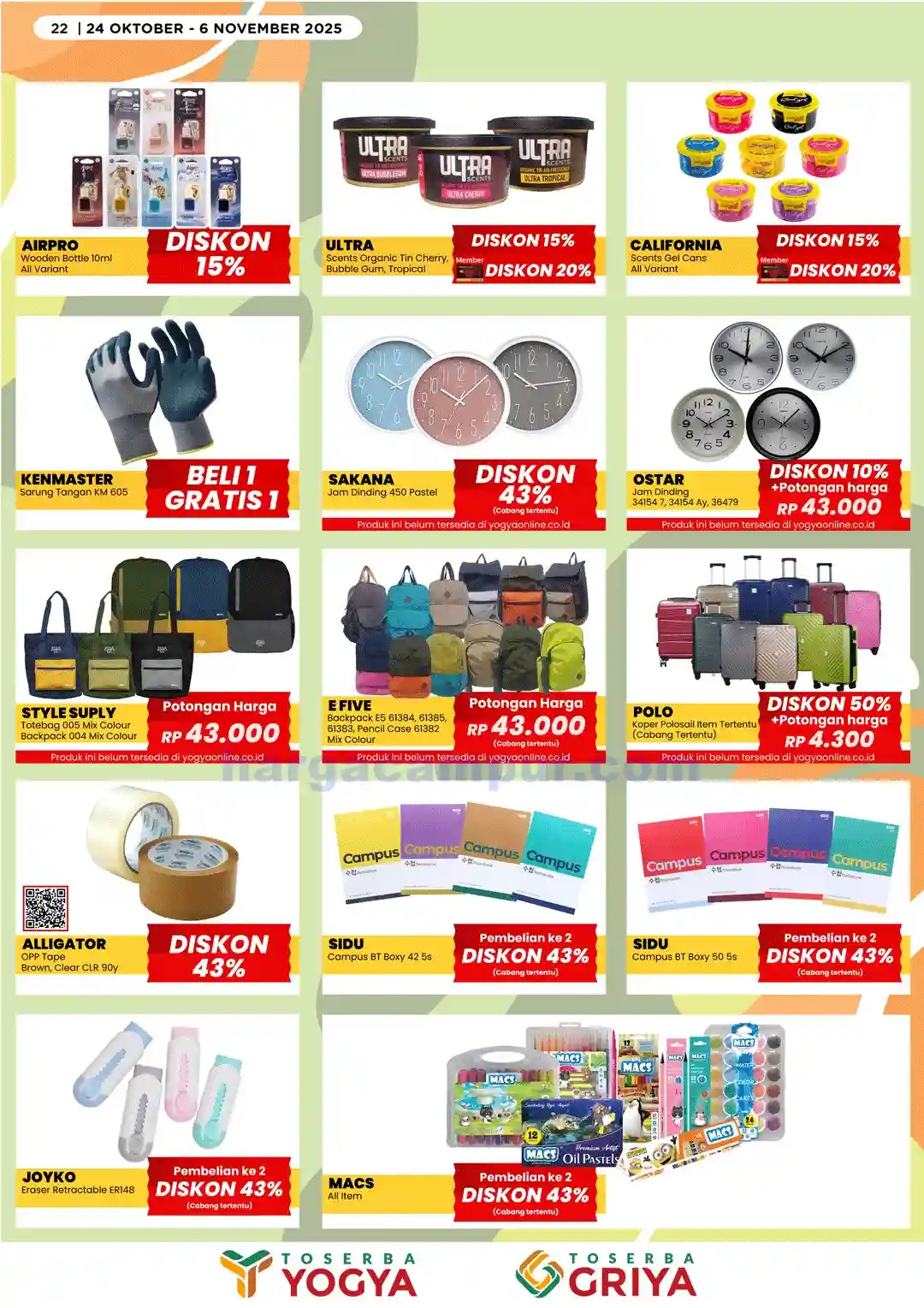 Katalog Promo Toserba Yogya Terbaru 7 - 20 November 2025 22 Katalog Promo Toserba Yogya Terbaru 24 Oktober 6 November 2025 22