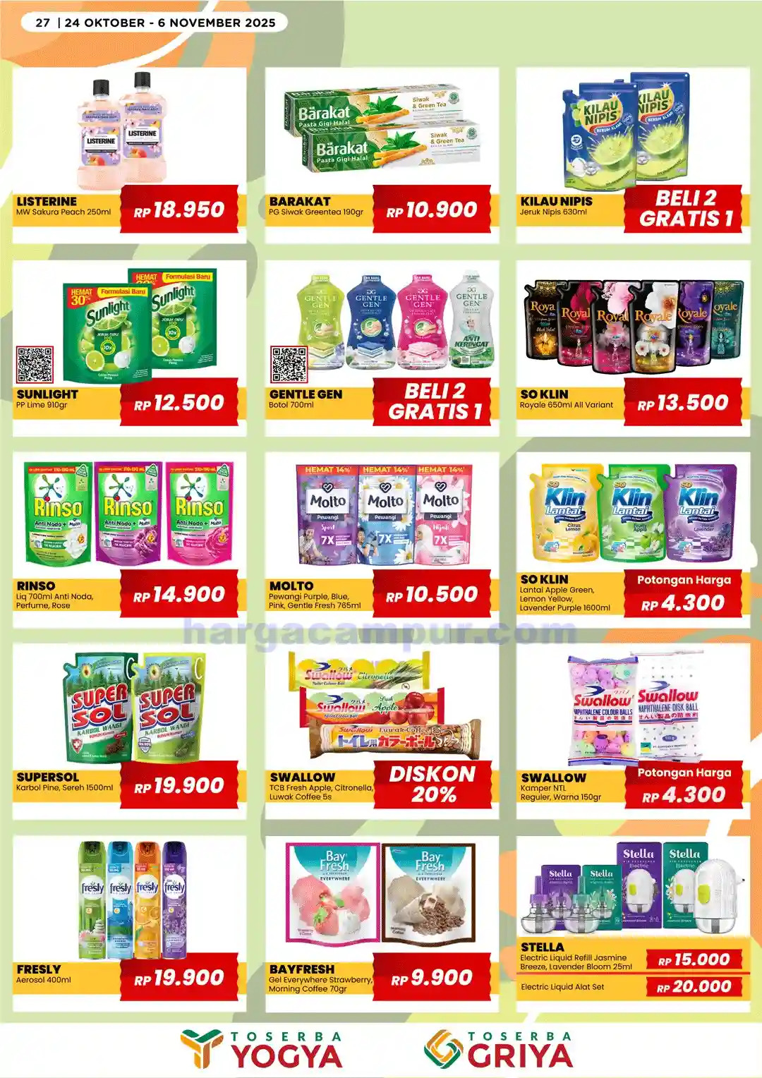 Katalog Promo Toserba Yogya Terbaru 7 - 20 November 2025 27 Katalog Promo Toserba Yogya Terbaru 24 Oktober 6 November 2025 27