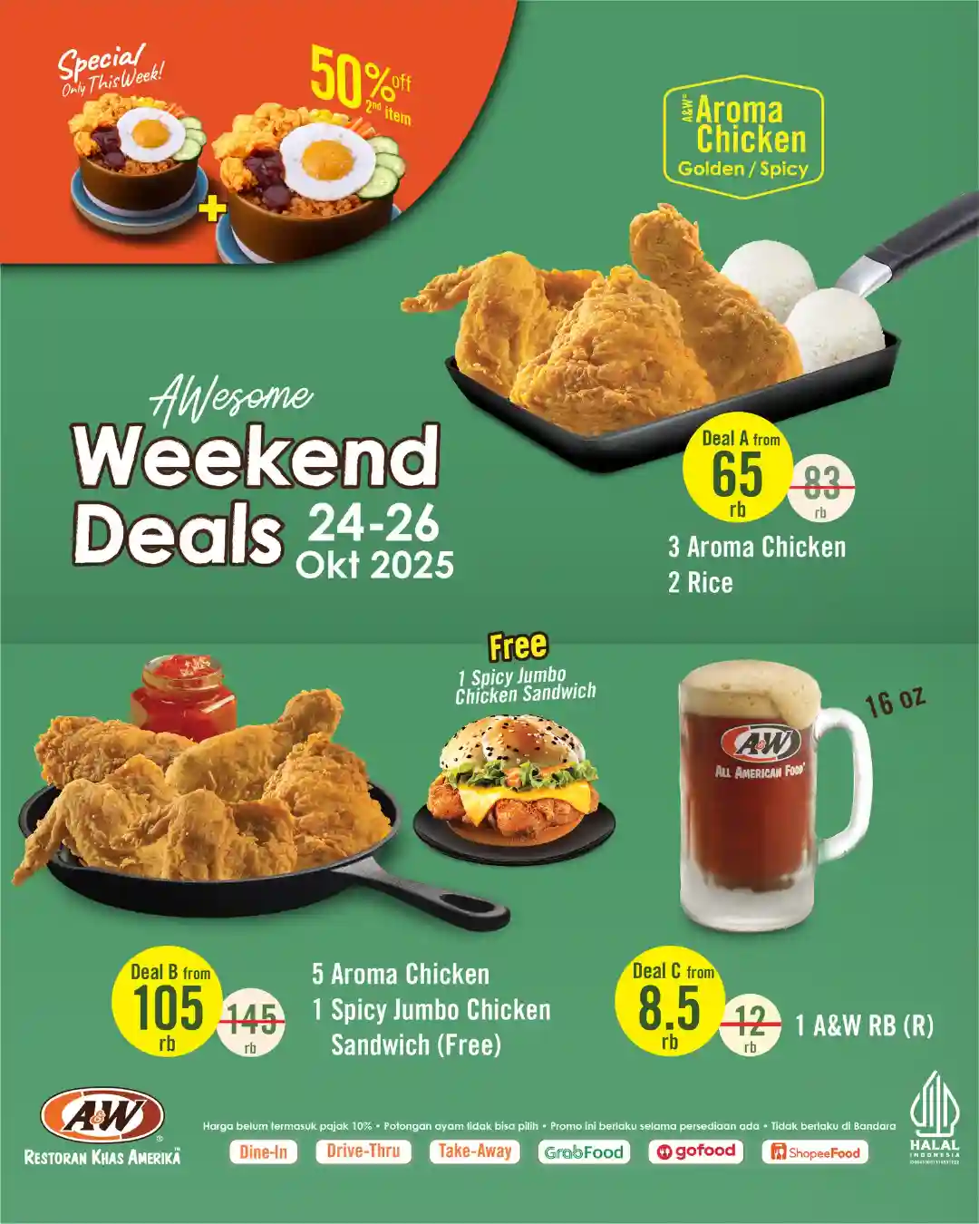 Promo AW Weekend Deals Terbaru 24 - 26 Oktober 2025 1 Promo AW Weekend Deals Terbaru 24 26 Oktober 2025 1