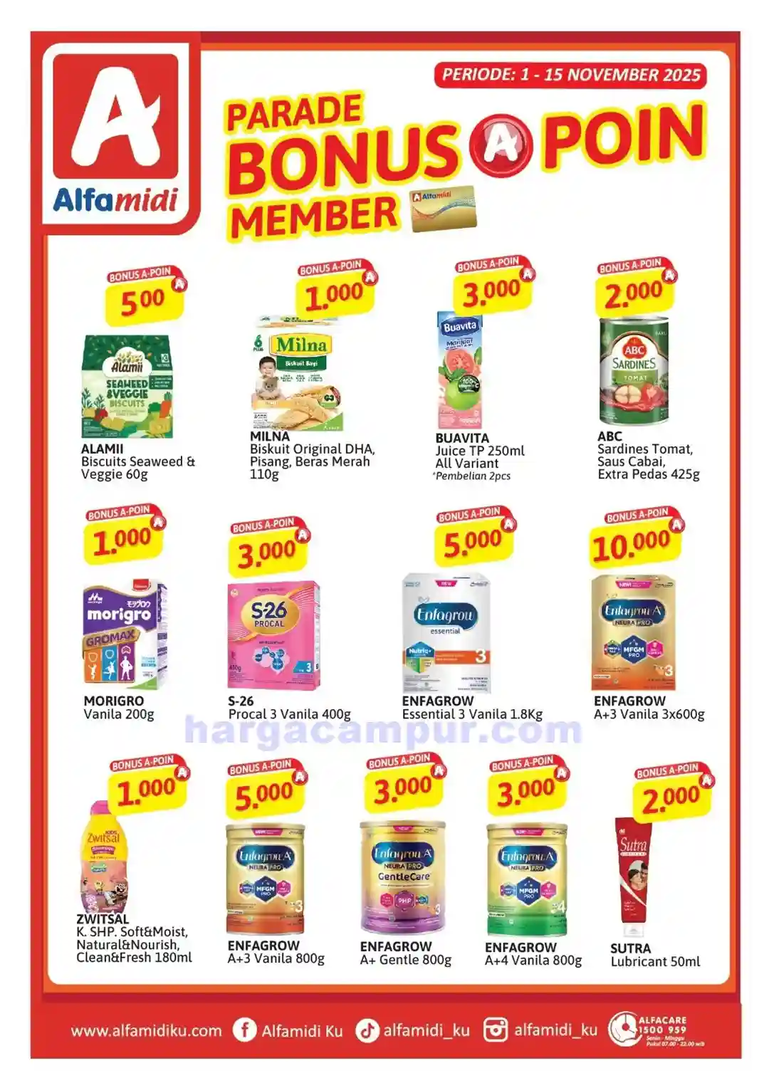 Promo Alfamidi Harga Spesial Member 1 - 15 November 2025 1 Promo Alfamidi Harga Spesial Bonus A Poin 1 15 November 2025