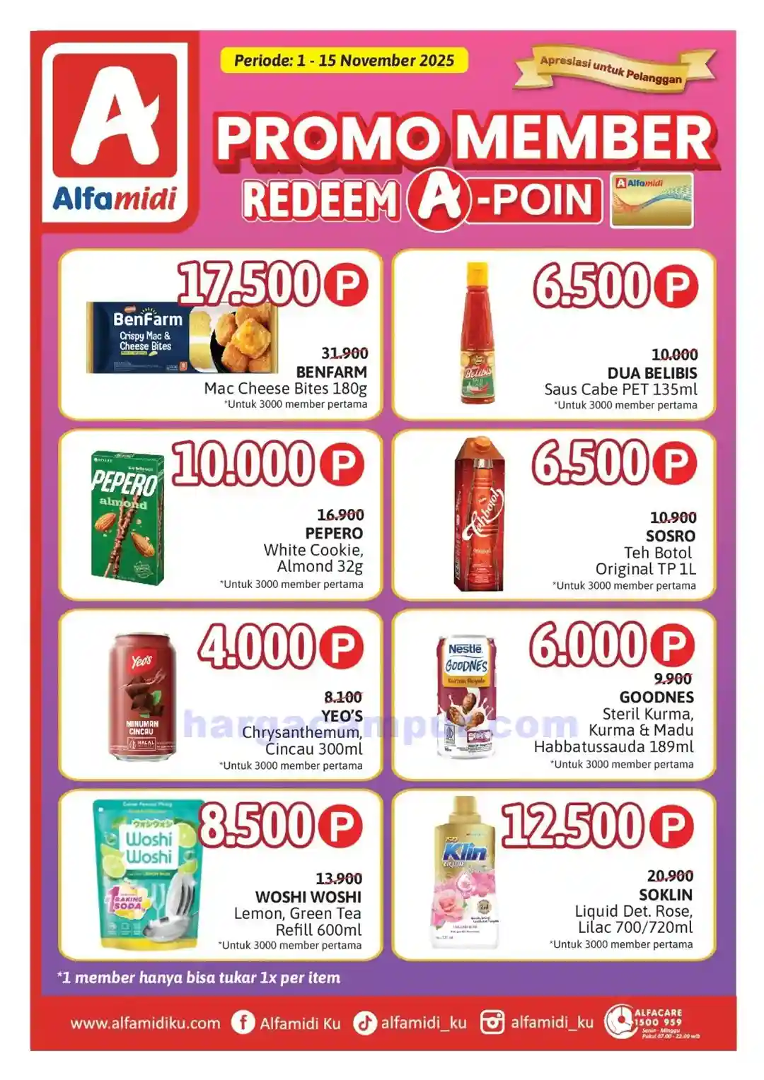 Promo Alfamidi Harga Spesial Member 1 - 15 November 2025 5 Promo Alfamidi Harga Spesial Redeem A Poin 1 15 November 2025