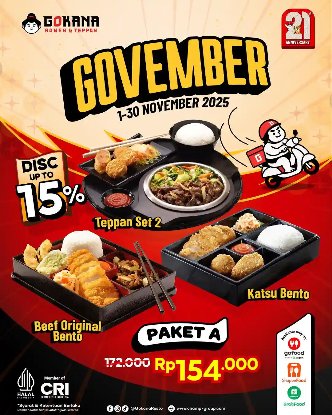 Promo Gokana Spesial Govember Diskon Hingga 15% 5 Promo Gokana Spesial Govember Diskon Hingga 15 5