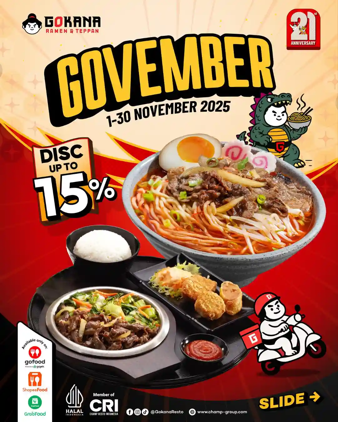 Promo Gokana Spesial Govember Diskon Hingga 15% 6 Promo Gokana Spesial Govember Diskon Hingga 15 6