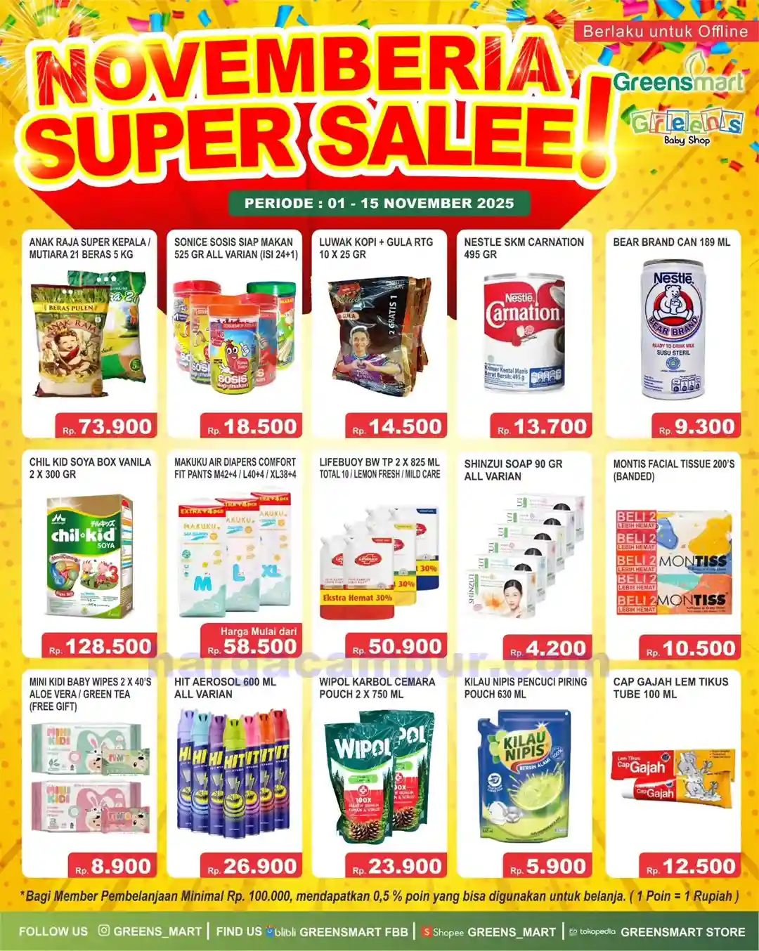Promo Greensmart Weekend Terbaru 7 - 9 November 2025 1 Promo Greensmart Weekend Terbaru 3 9 November 2025