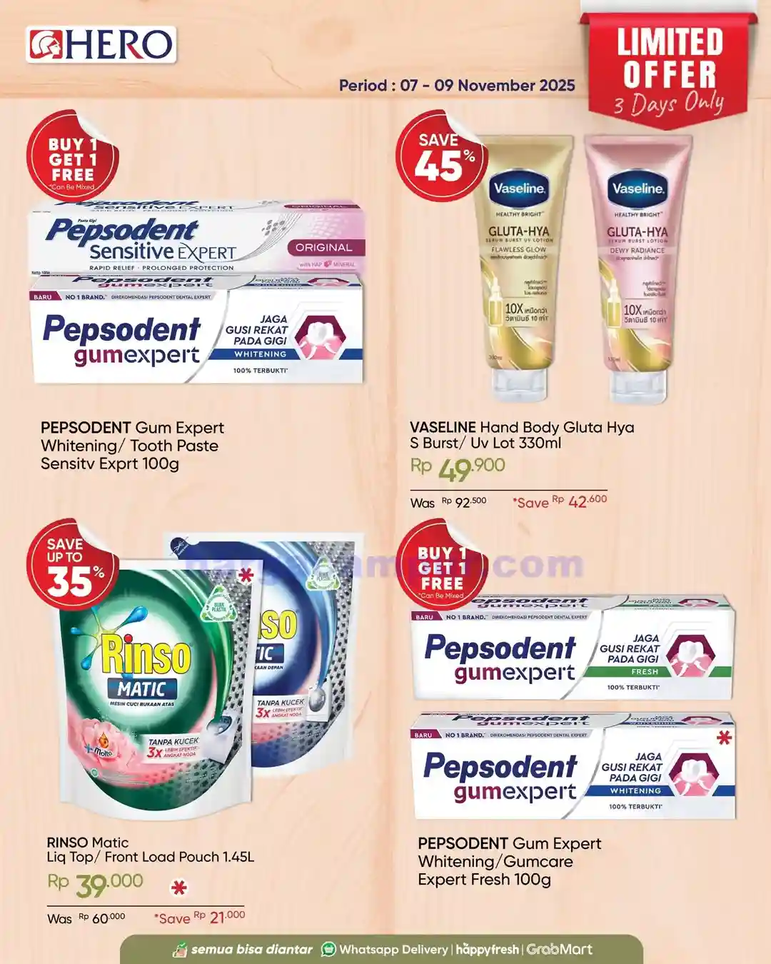 Promo Hero Supermarket Weekend Terbaru 7 - 9 November 2025 7 Promo Hero Supermarket Weekend Terbaru 7 9 November 2025 4