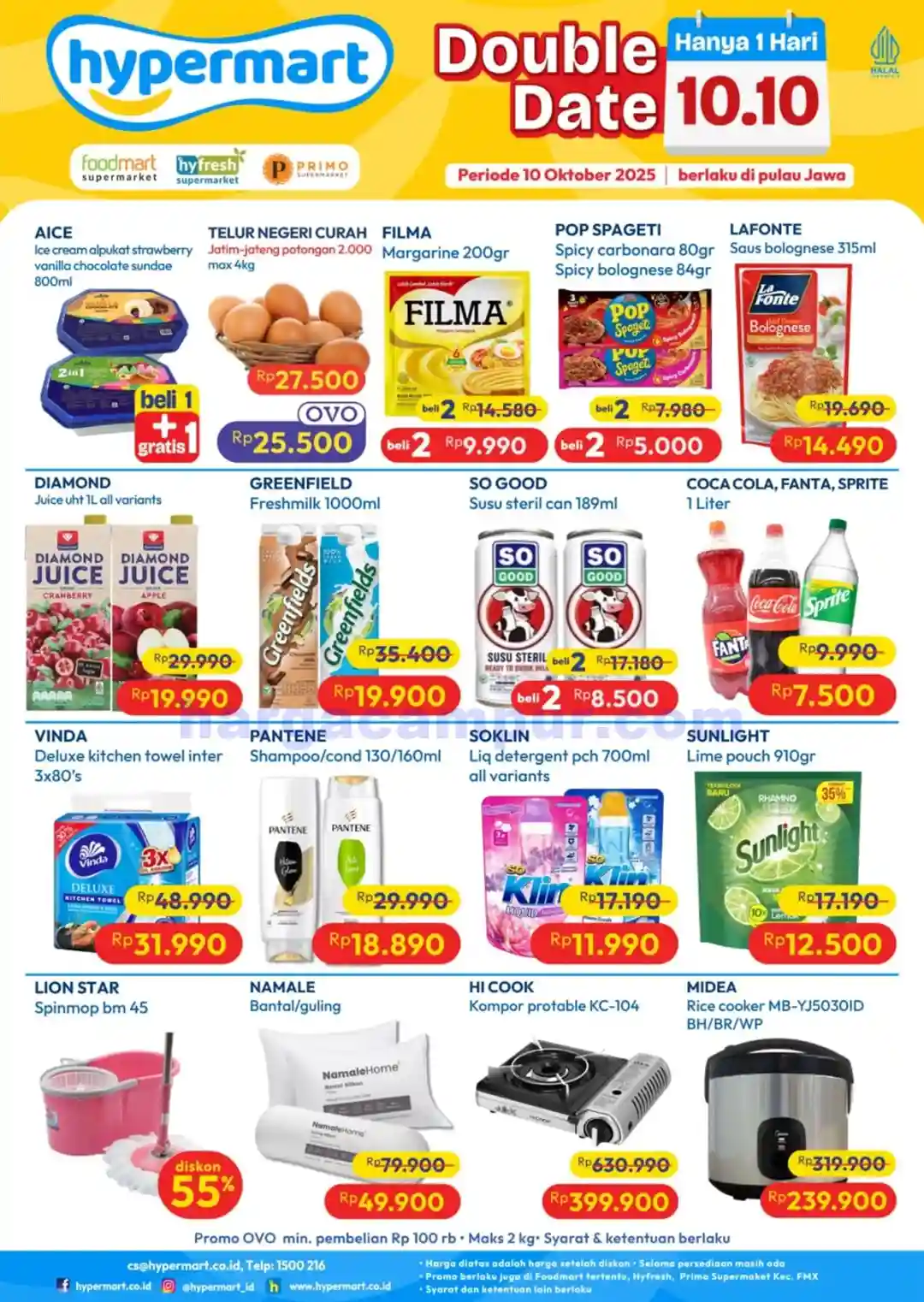 Promo Hypermart Spesial Double Date 10.10 Terbaru 10 Oktober 2025